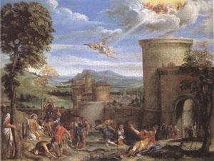 Annibale Carracci The Stoning of ST.Stephen (mk05) oil painting image